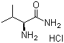 结构式 CAS# 3014-80-0, L-缬氨酰胺盐酸盐