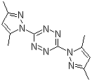 结构式 CAS# 30169-25-6, 3,6-二(3,5-二甲基-1H-吡唑-1-基)-1,2,4,5-四嗪