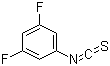 structure of CAS# 302912-39-6, 3,5-Difluorophenyl isothiocyanate;1,3-Difluoro-5-isothiocyanatobenzene