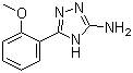 结构式 CAS# 303192-36-1, 5-(2-甲氧基苯基)-4H-1,2,4-三唑-3-胺