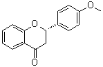 structure of CAS# 3034-08-0, (2S)-2,3-Dihydro-2-(4-methoxyphenyl)-4H-1-benzopyran-4-one;(S)-4'-Methoxyflavanone; 4'-Methoxyflavanone