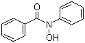 structure of CAS# 304-88-1, N-Phenylbenzohydroxamic acid;N-Benzoyl-N-phenylhydroxylamine; N-Hydroxy-N-phenylbenzamide