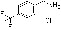 structure of CAS# 3047-99-2, 4-(Trifluoromethyl)benzylamine hydrochloride