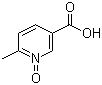 结构式 CAS# 30478-91-2, 6-甲基烟酸 N-氧化物