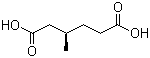 结构式 CAS# 3058-01-3, 3-甲基己二酸