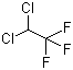 结构式 CAS# 306-83-2, 2,2-二氯-1,1,1-三氟乙烷; 三氟二氯乙烷