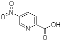 结构式 CAS# 30651-24-2, 5-硝基-2-吡啶羧酸; 5-硝基吡啶-2-甲酸