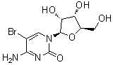 结构式 CAS# 3066-86-2, 5-溴胞苷