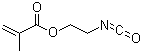 structure of CAS# 30674-80-7, 2-Isocyanatoethyl methacrylate;2-(Methacryloyloxy)ethyl isocyanate