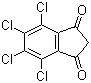 structure of CAS# 30675-13-9, 4,5,6,7-Tetrachloroindane-1,3-dione;4,5,6,7-Tetrachloroindan-1,3-dione
