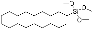 structure of CAS# 3069-42-9, Octadecyltrimethoxysilane;Trimethoxyoctadecylsilane