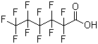 structure of CAS# 307-24-4, Undecafluorohexanoic acid;Perfluorohexanoic acid