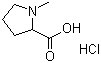 结构式 CAS# 30727-22-1, DL-1-甲基脯氨酸盐酸盐