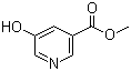 结构式 CAS# 30766-22-4, 5-羟基烟酸甲酯