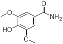 结构式 CAS# 3086-72-4, 3,5-二甲氧基-4-羟基苯甲酰胺