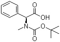 structure of CAS# 30925-11-2, Boc-N-Methyl-L-phenylglycine;Boc-N-Me-Phg-OH