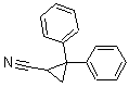 结构式 CAS# 30932-41-3, 2,2-二苯基环丙腈