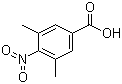 3,5-Dimethyl-4-nitrobenzoic acid molecular structure (CAS 3095-38-3)