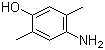 structure of CAS# 3096-71-7, 4-Amino-2,5-dimethylphenol;4-Amino-2,5-xylenol