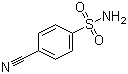 结构式 CAS# 3119-02-6, 4-氰基苯磺酰胺; 对氰基苯磺酰胺