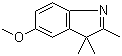 structure of CAS# 31241-19-7, 2,3,3-Trimethyl-5-methoxy-3H-indole