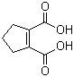 structure of CAS# 3128-15-2, 1-Cyclopentene-1,2-dicarboxylic acid;1,2-Dicarboxy-1-cyclopentene; 1,2-Dicarboxycyclopentene; Cyclopentene-1,2-dicarboxylic acid; NSC 291647