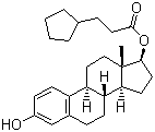 structure of CAS# 313-06-4, Depofemin;Estra-1,3,5(10)-triene-3,17beta-diol 17-cyclopentanepropionate; beta-Estradiol 17-cypionate