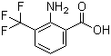结构式 CAS# 313-12-2, 2-氨基-3-(三氟甲基)苯甲酸