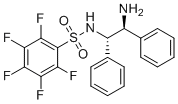 结构式 CAS# 313342-24-4, N-[(1S,2S)-2-氨基-1,2-二苯基乙基]-2,3,4,5,6-五氟苯-1-磺酰胺