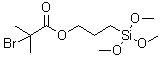 结构式 CAS# 314021-97-1, 3-(三甲氧基硅烷基)丙基 2-溴-2-甲基丙酸酯