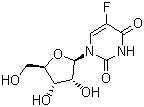 结构式 CAS# 316-46-1, 5-氟尿嘧啶核苷