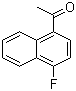 结构式 CAS# 316-68-7, 4'-氟-1'-萘乙酮