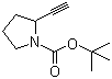 structure of CAS# 316141-37-4, (R)-tert-Butyl 2-ethynylpyrrolidine-1-carboxylate;(R)-N-tert-Butoxycarbonyl-2-ethynylpyrrolidine