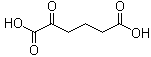 结构式 CAS# 3184-35-8, 2-氧代己二酸