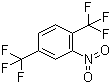 结构式 CAS# 320-88-7, 2,5-二(三氟甲基)硝基苯; 2-硝基-1,4-双(三氟甲基)苯