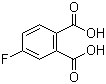 结构式 CAS# 320-97-8, 4-氟邻苯二甲酸; 4-氟-1,2-苯二甲酸