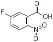 结构式 CAS# 320-98-9, 5-氟-2-硝基苯甲酸