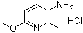 structure of CAS# 320577-63-7, 3-Amino-6-methoxy-2-methylpyridine hydrochloride;3-Amino-6-methoxy-2-picoline hydrochloride