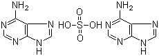 Adenine sulfate  molecular structure (CAS 321-30-2)