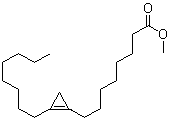 Methyl sterculate molecular structure (CAS 3220-60-8)