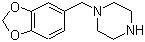 structure of CAS# 32231-06-4, 1-Piperonylpiperazine;1-(Benzo[1,3]dioxol-5-ylmethyl)piperazine