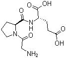 structure of CAS# 32302-76-4, SC-252859;Glycyl-prolyl-glutamic acid; H-Gly-Pro-Glu-OH