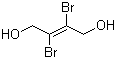 structure of CAS# 3234-02-4, 2,3-Dibromo-2-butene-1,4-diol;(E)-2,3-Dibromo-2-butene-1,4-diol; trans-2,3-Dibromo-2-butene-1,4-diol