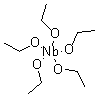 structure of CAS# 3236-82-6, Pentakis(ethoxy)niobium;Niobium(V) ethoxide; Pentaethoxyniobium