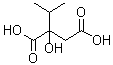 alpha-异丙基苹果酸分子结构 (CAS 3237-44-3)