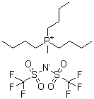 结构式 CAS# 324575-10-2, 二(三氟甲基磺酰基)亚胺三丁基甲基鏻
