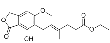 结构式 CAS# 32483-51-5, 乙基麦考酚酯
