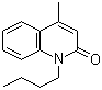 structure of CAS# 32511-84-5, 1-Butyl-4-methyl-2(1H)-quinolinone;1-Butyl-4-methylcarbostyril