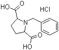 structure of CAS# 325146-20-1, 1-Benzyl-2,5-pyrrolidinedicarboxylic acid hydrochloride