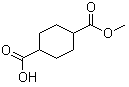 结构式 CAS# 32529-79-6, 1,4-环己二甲酸单甲酯